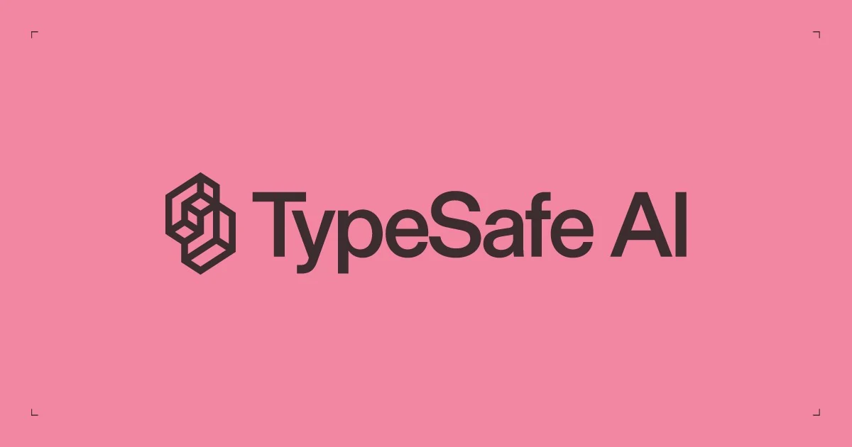 TypeSafe AI:s logotyp — bolaget bakom Jev, AI-modellen som inte kan hitta på svar